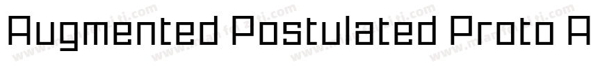 Augmented Postulated Proto Alphabet字体转换